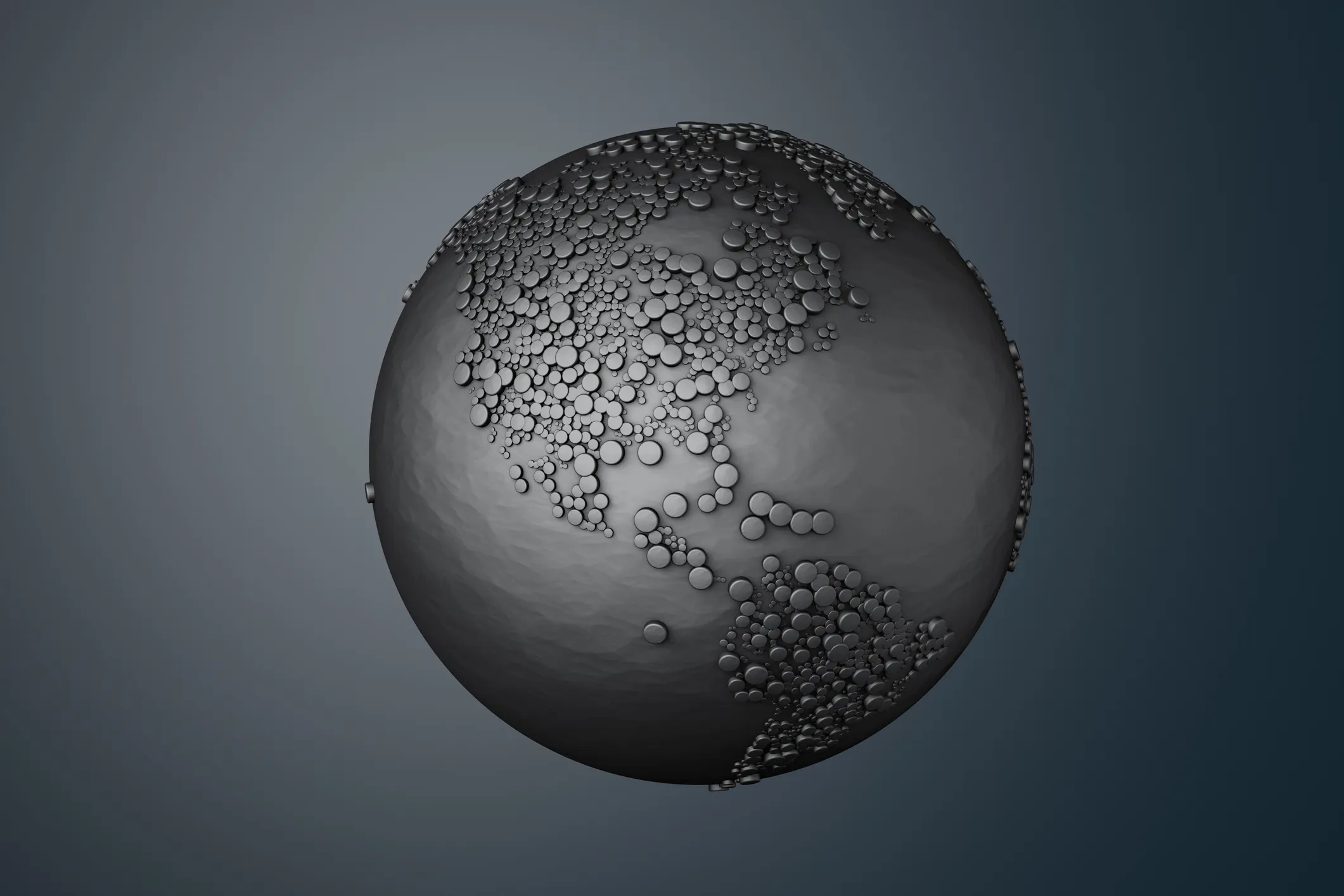 Metal globe
