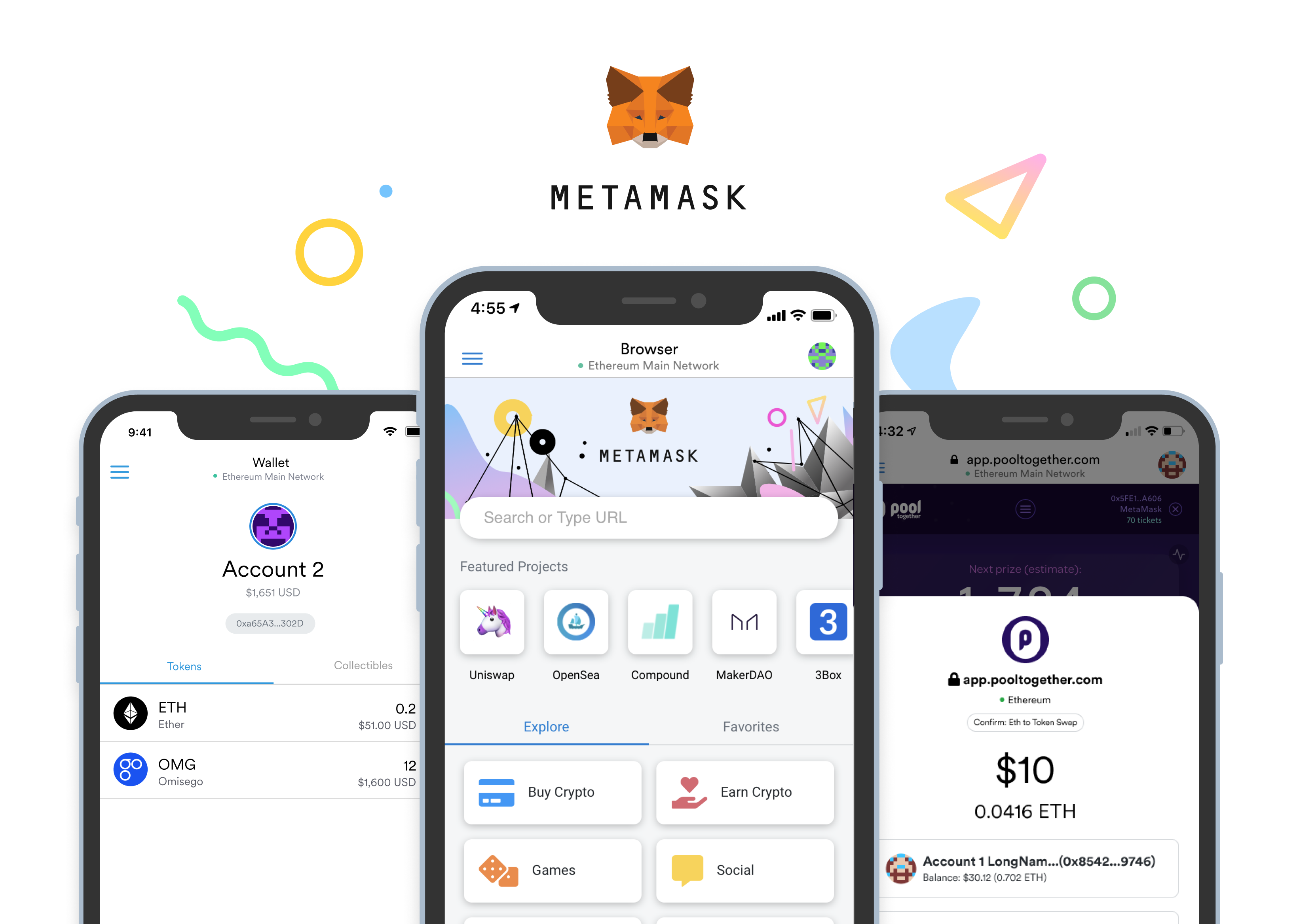MetaMask's platform, owned by ConsenSys