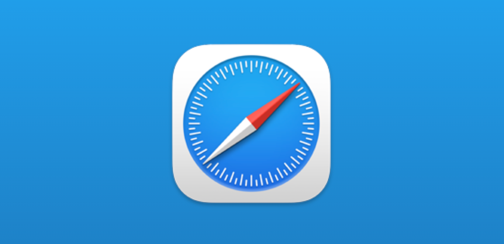 graphic showing compass on blue background