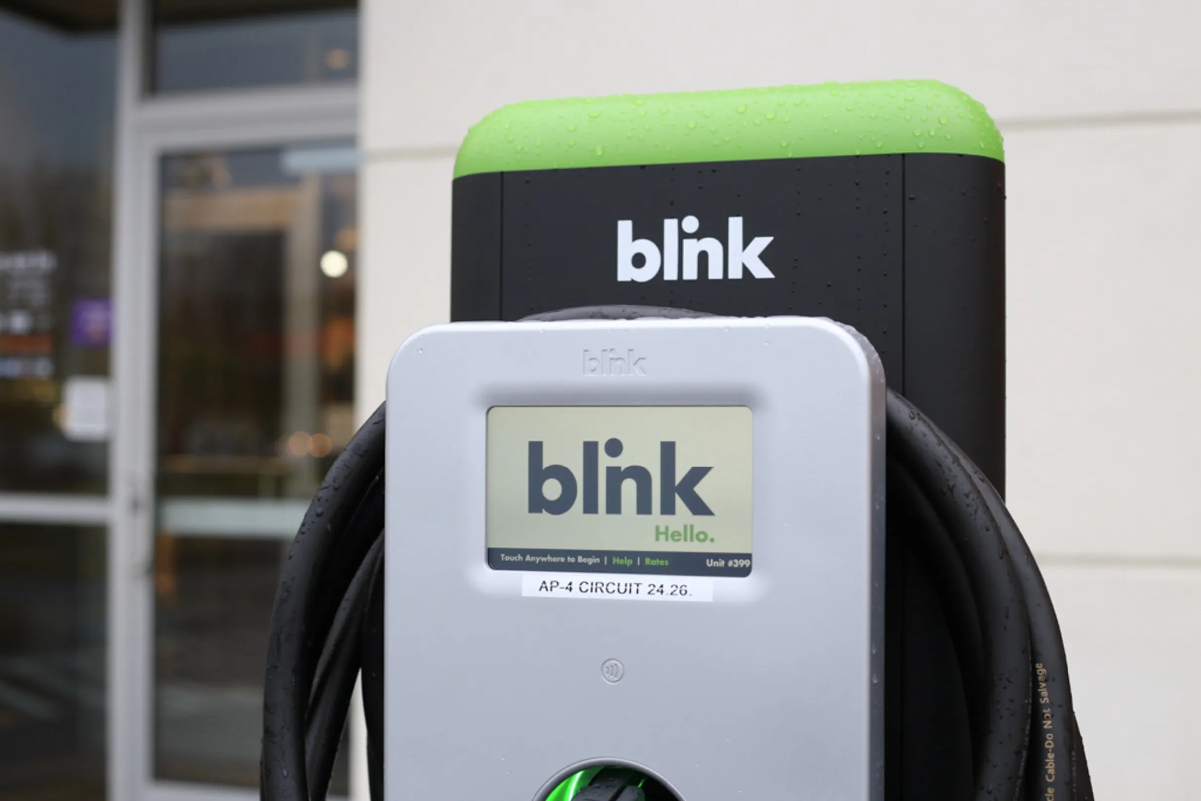 Blink Charging charge port