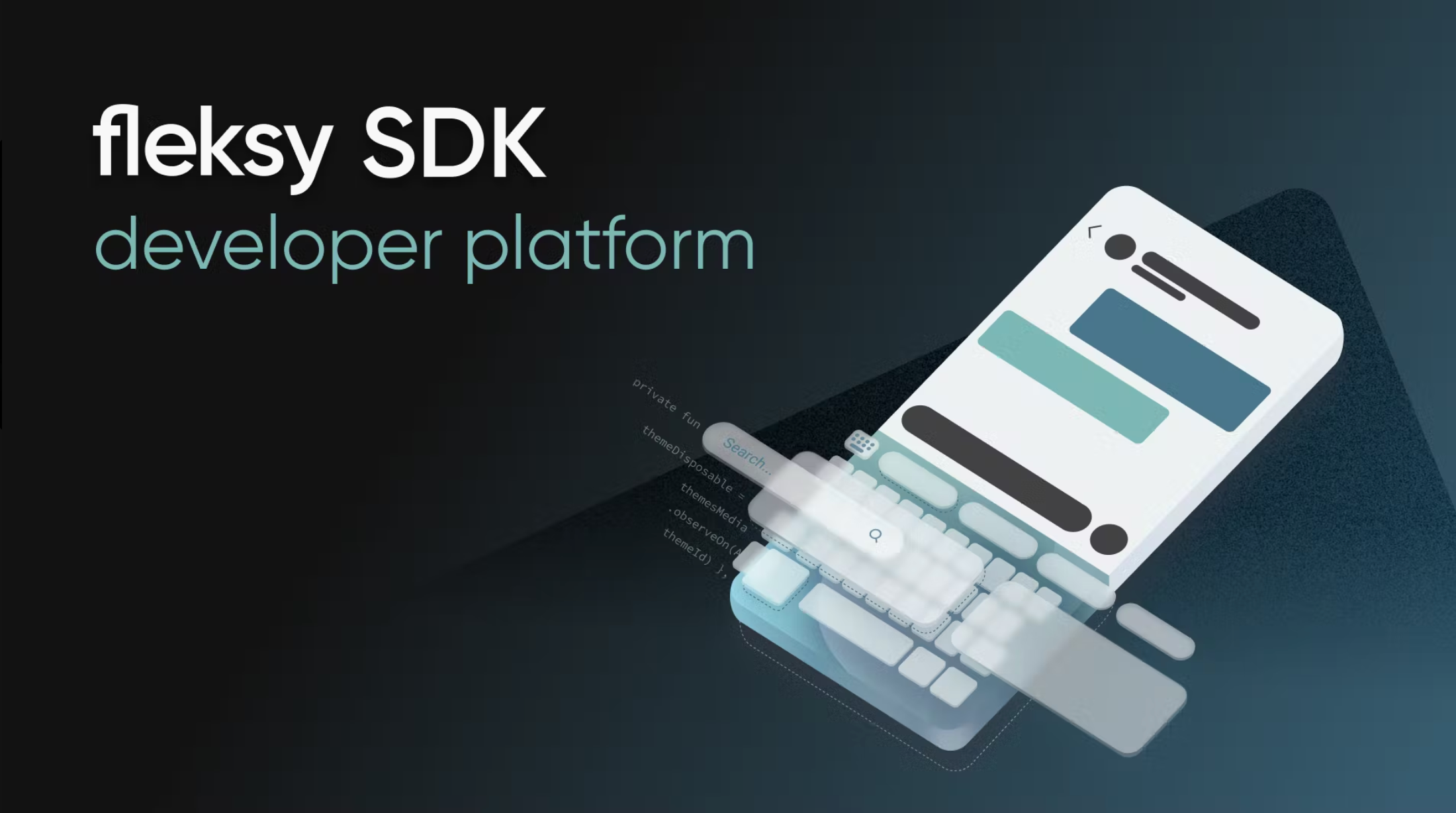 Fleksy SDK developer platform