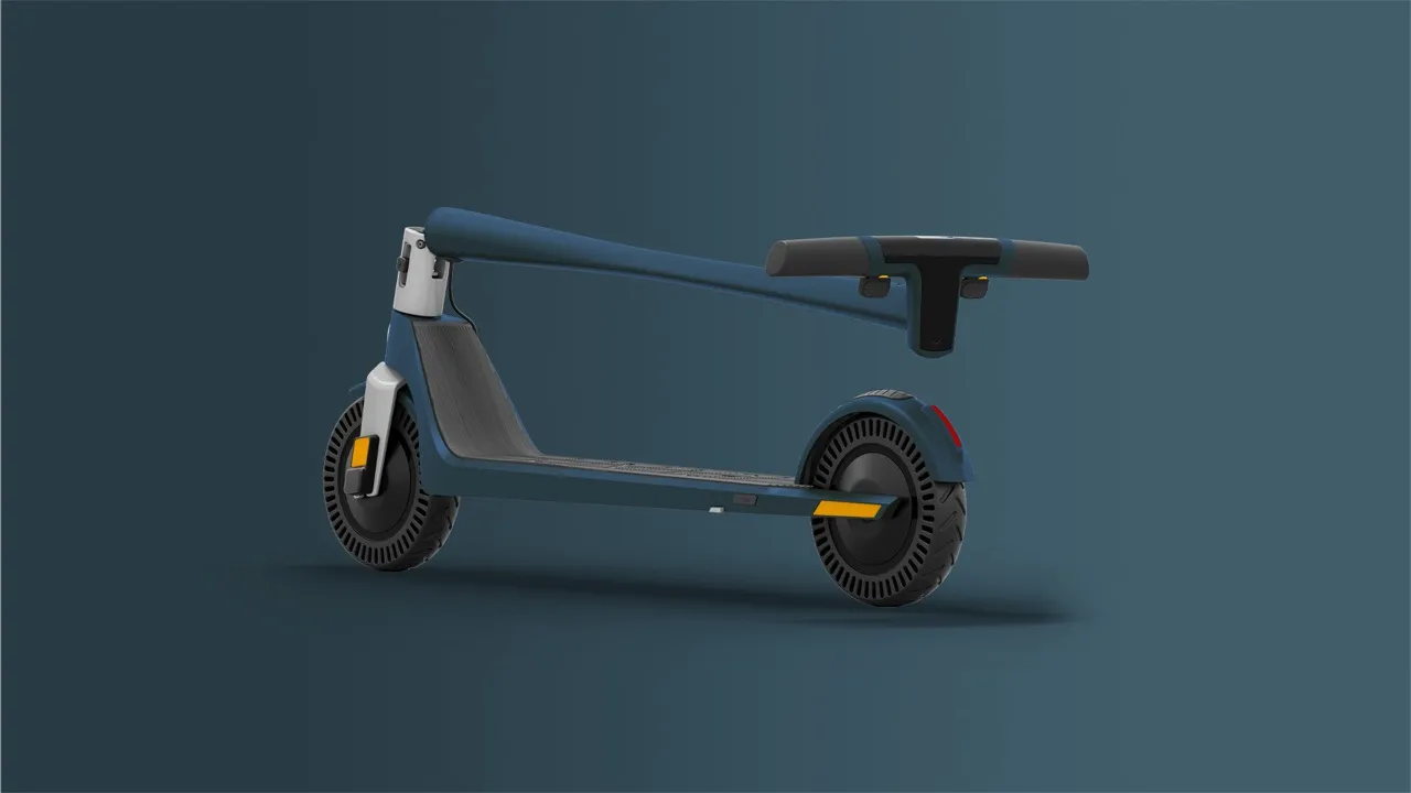 scooter, folded