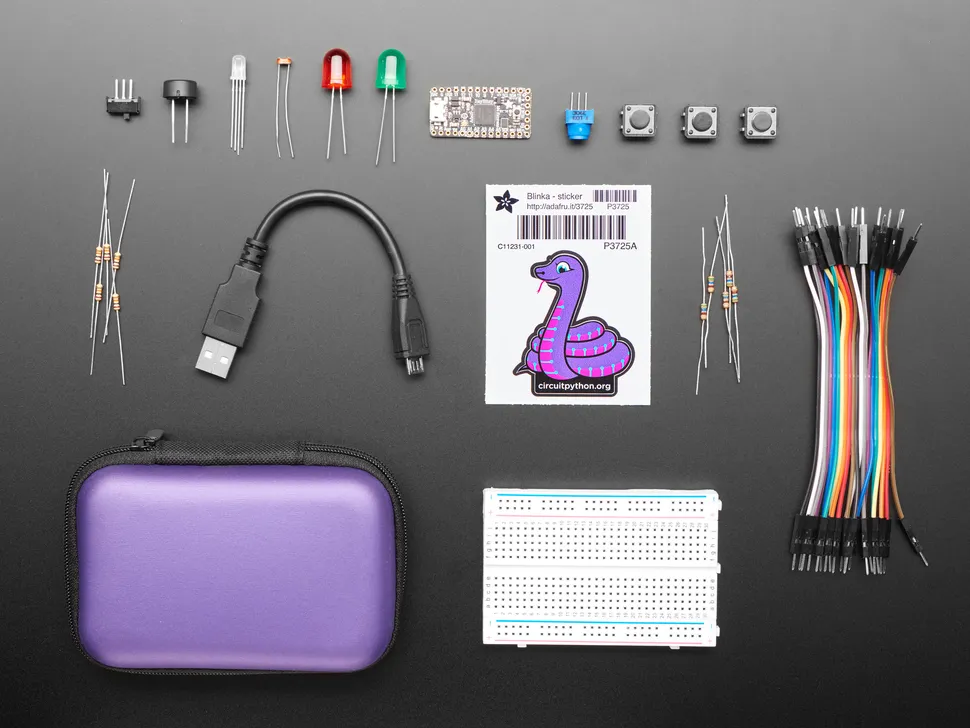CircuitPython Starter Kit with Adafruit Itsy Bitsy M4 kit