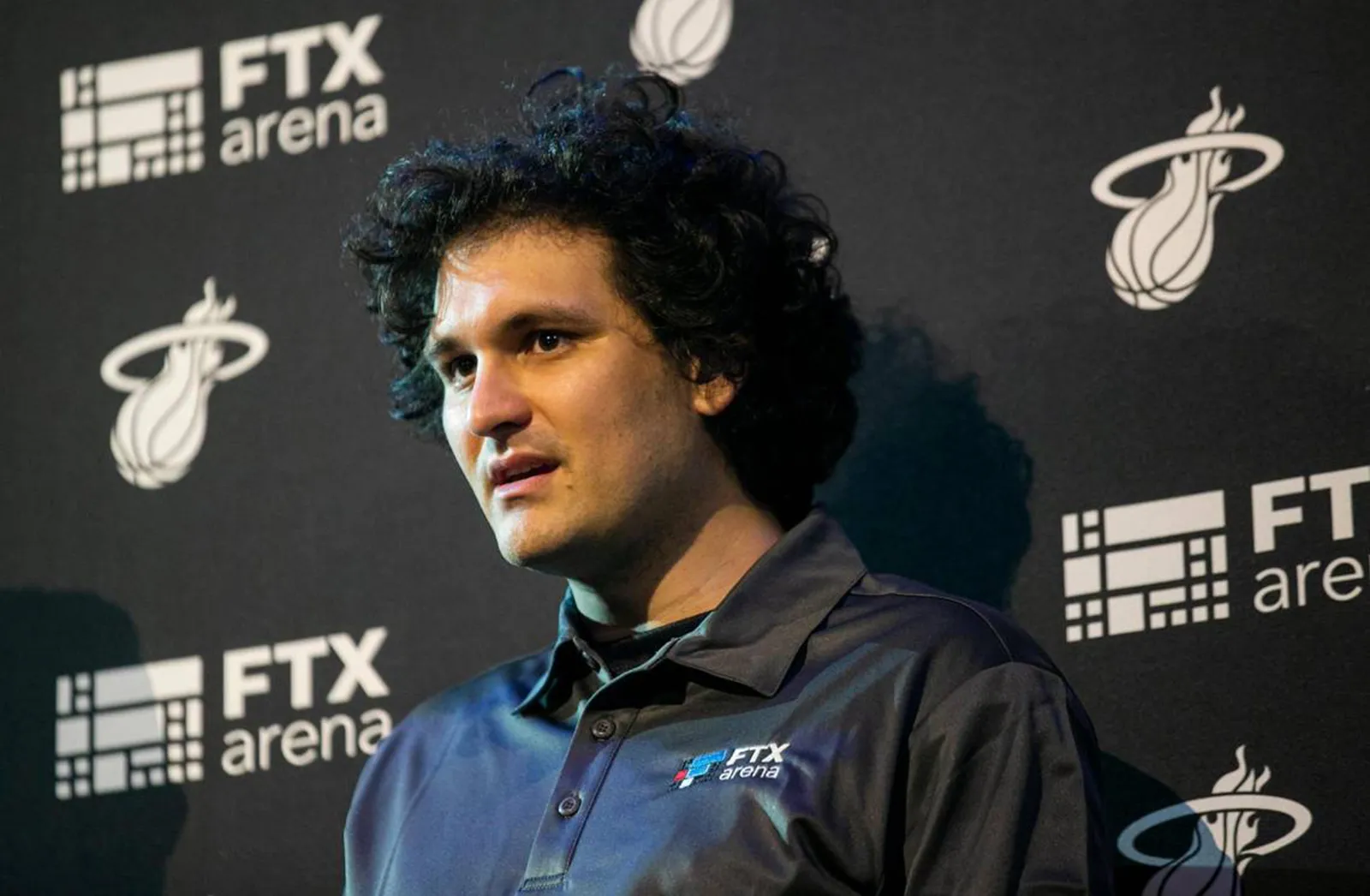 FTX CEO Sam Bankman-Fried attends a press conference at the FTX Arena in downtown Miami on June 4, 2021. (Matias J. Ocner/Miami Herald/Tribune News Service via Getty Images)