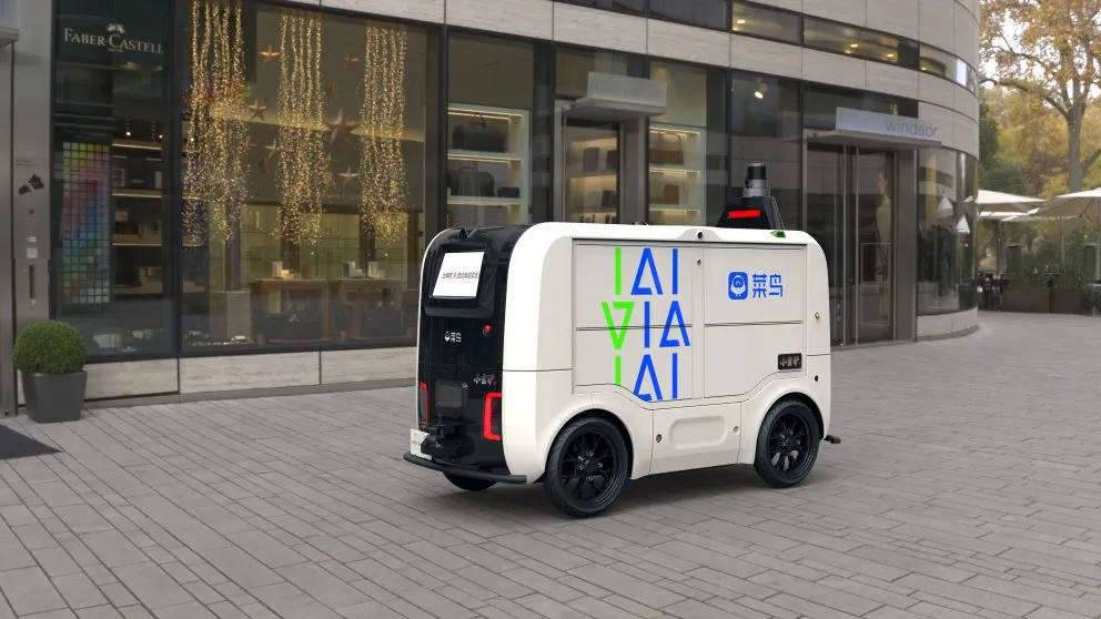 Cainiao autonomous delivery vehicle