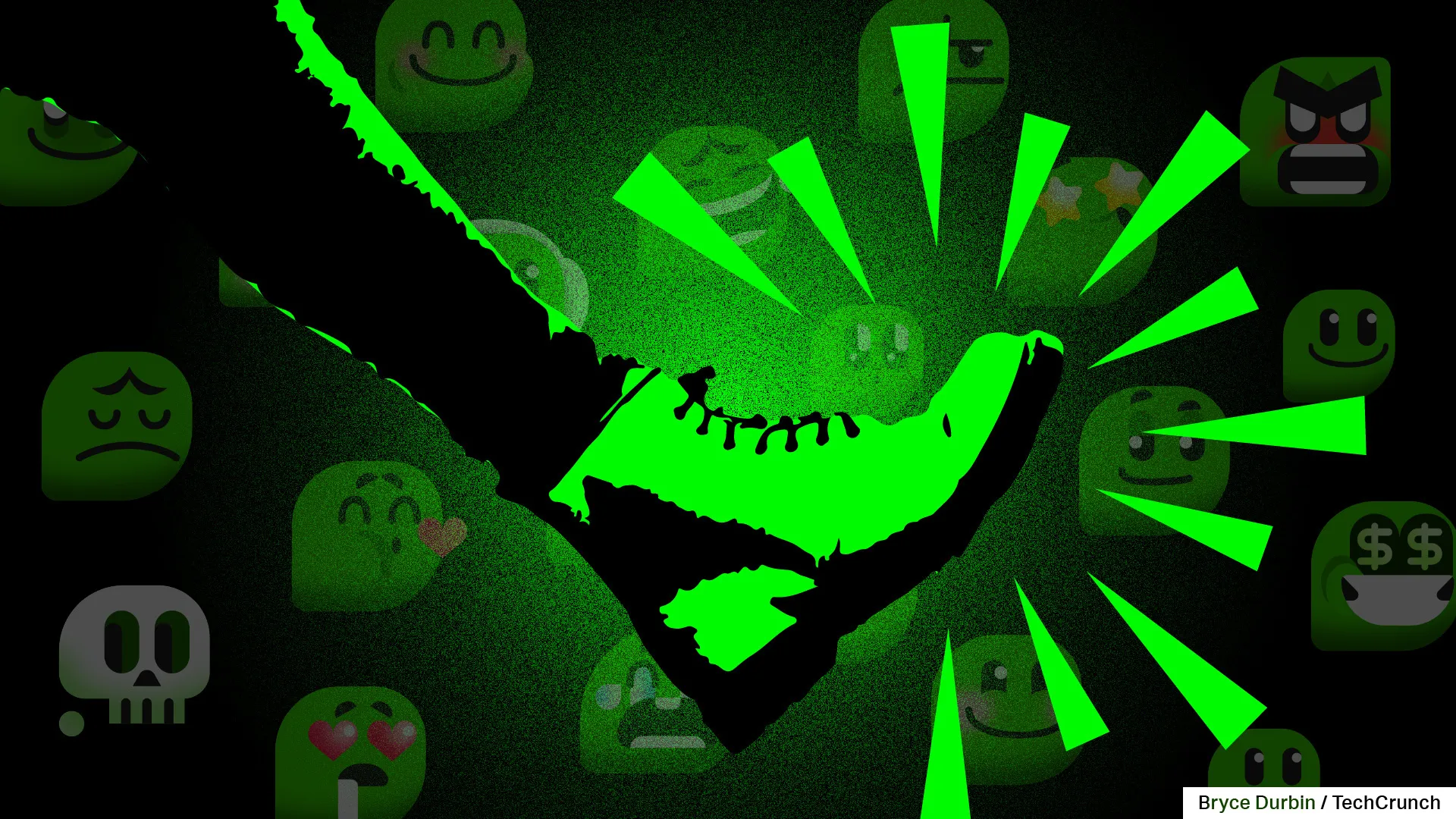 illustration of foot wearing green boot