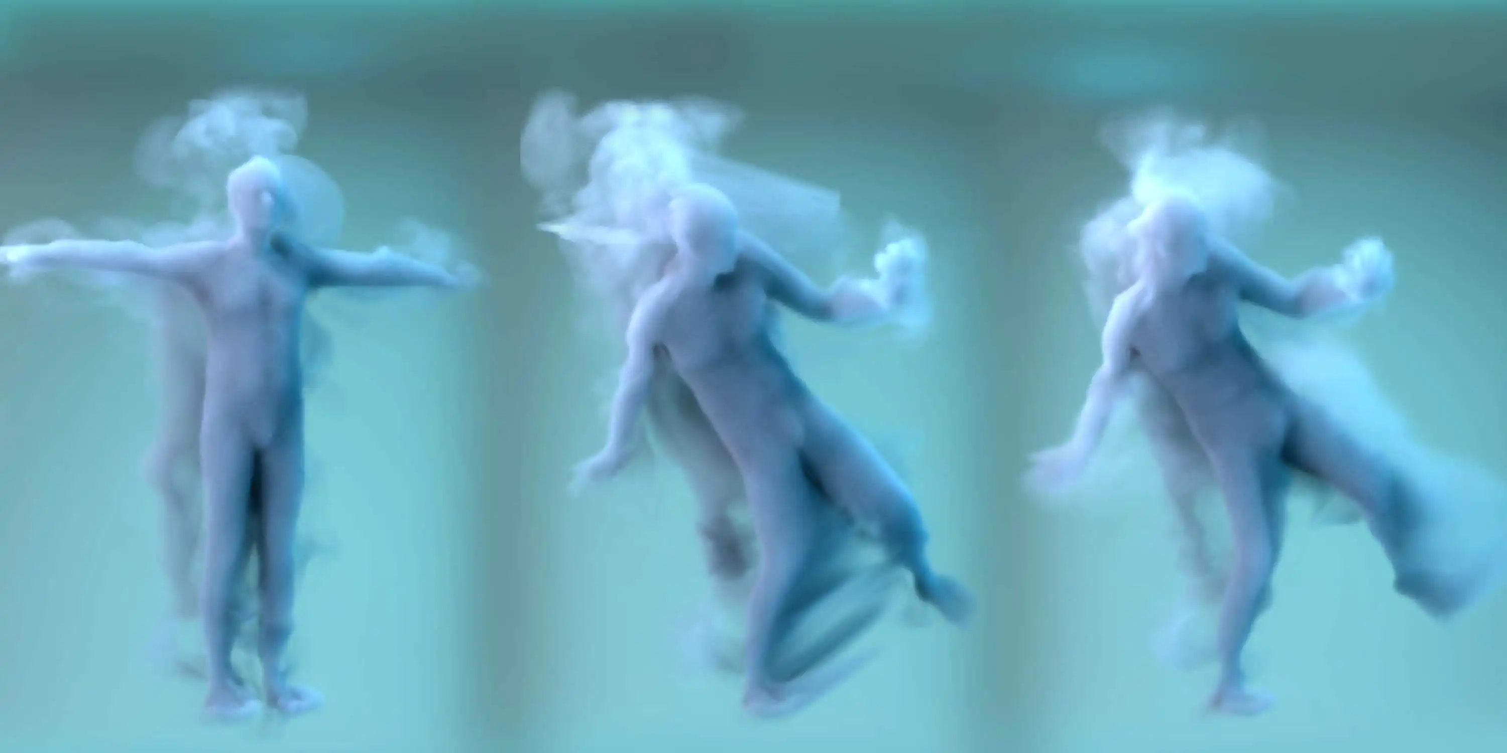 AI created bodies "floating"