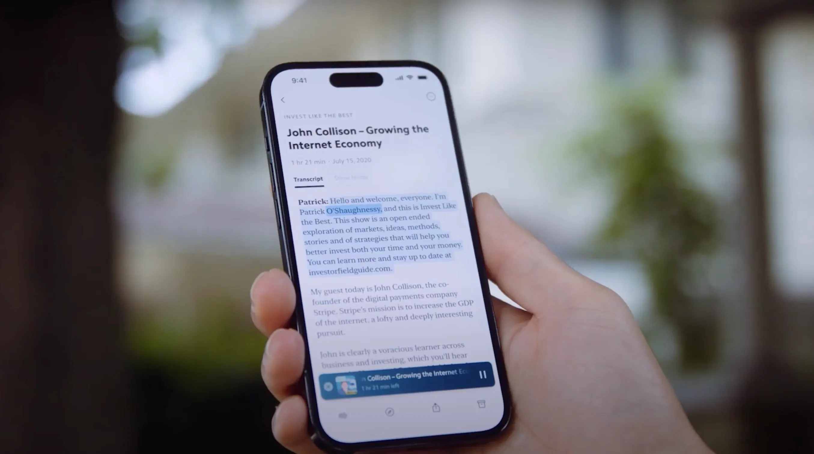 Matter app shown on smartphone screen