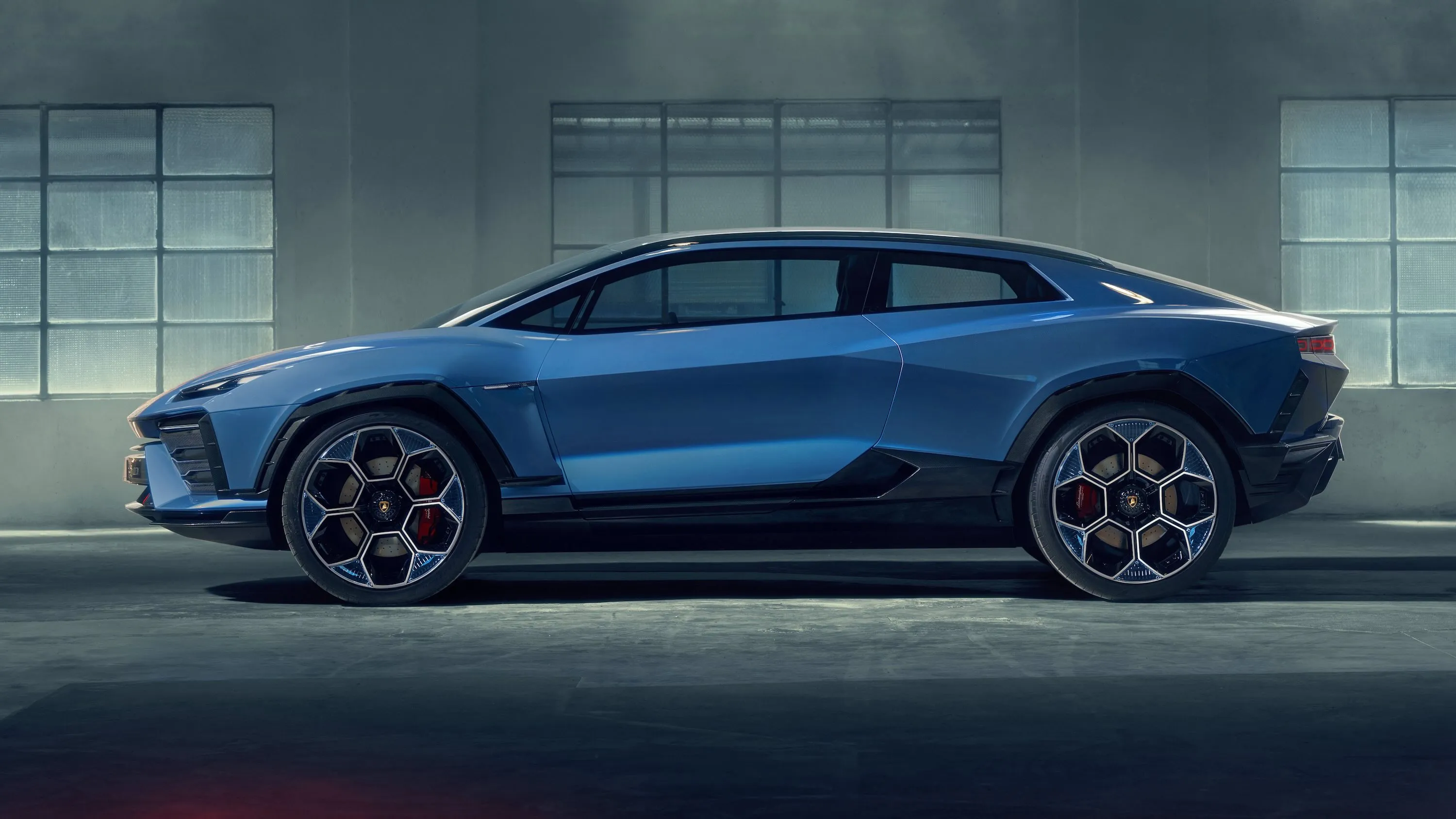 An illustration of Lamborghini's Lanzador concept car.