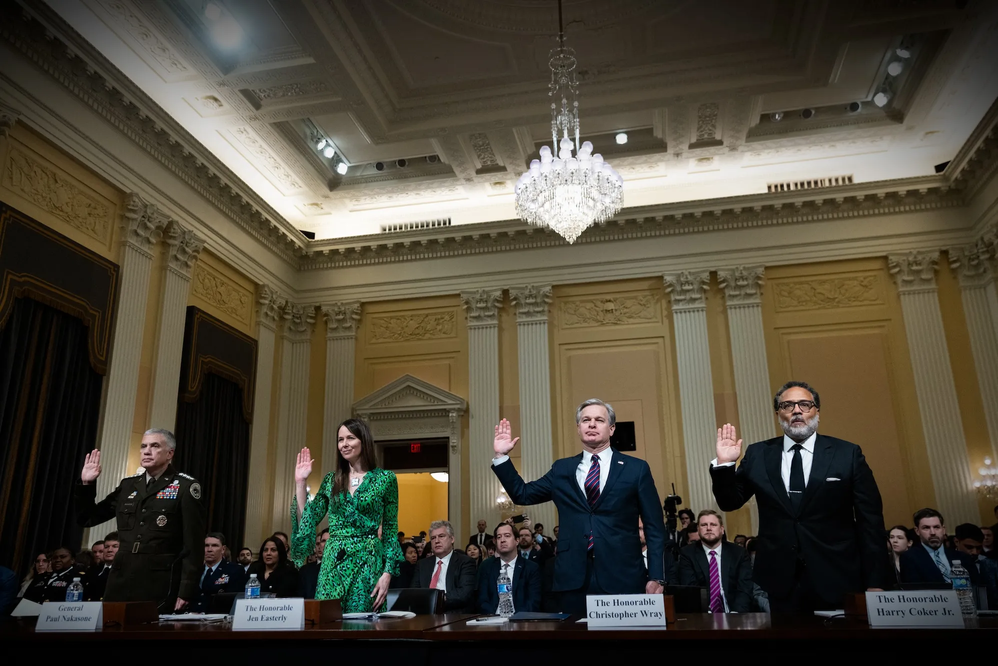 government officials from NSA, CISA, FBI and the Office of the National Cyber Director testify to a House panel about China cyber threats to U.S. infrastructure