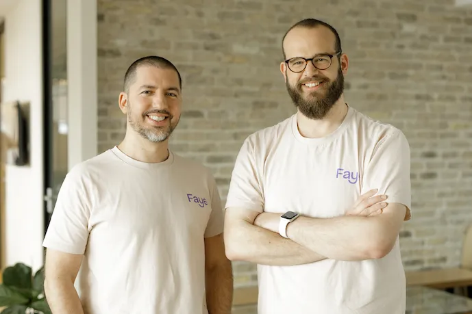 FAYE's Elad Schaffer, co-founder:CEO and Daniel Green, co-founder:CTO