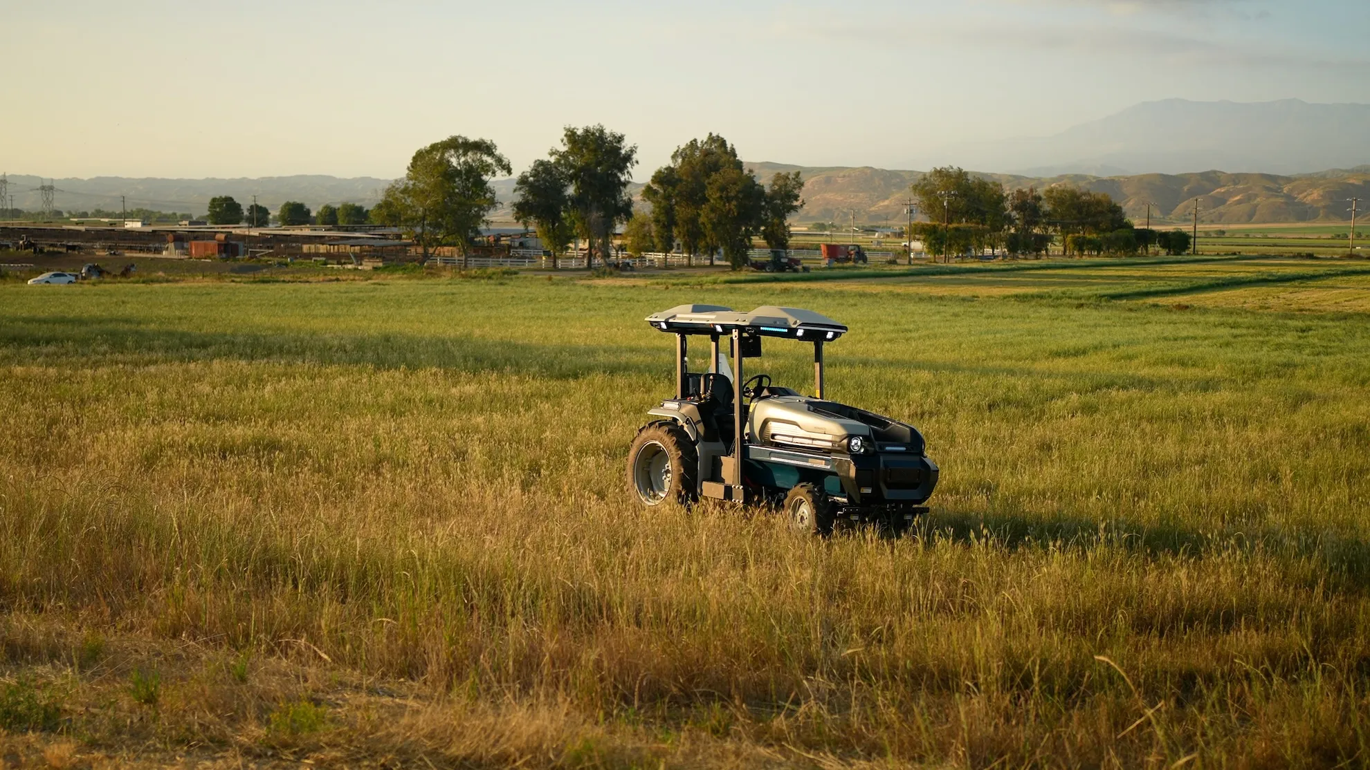 monarch tractor in a field