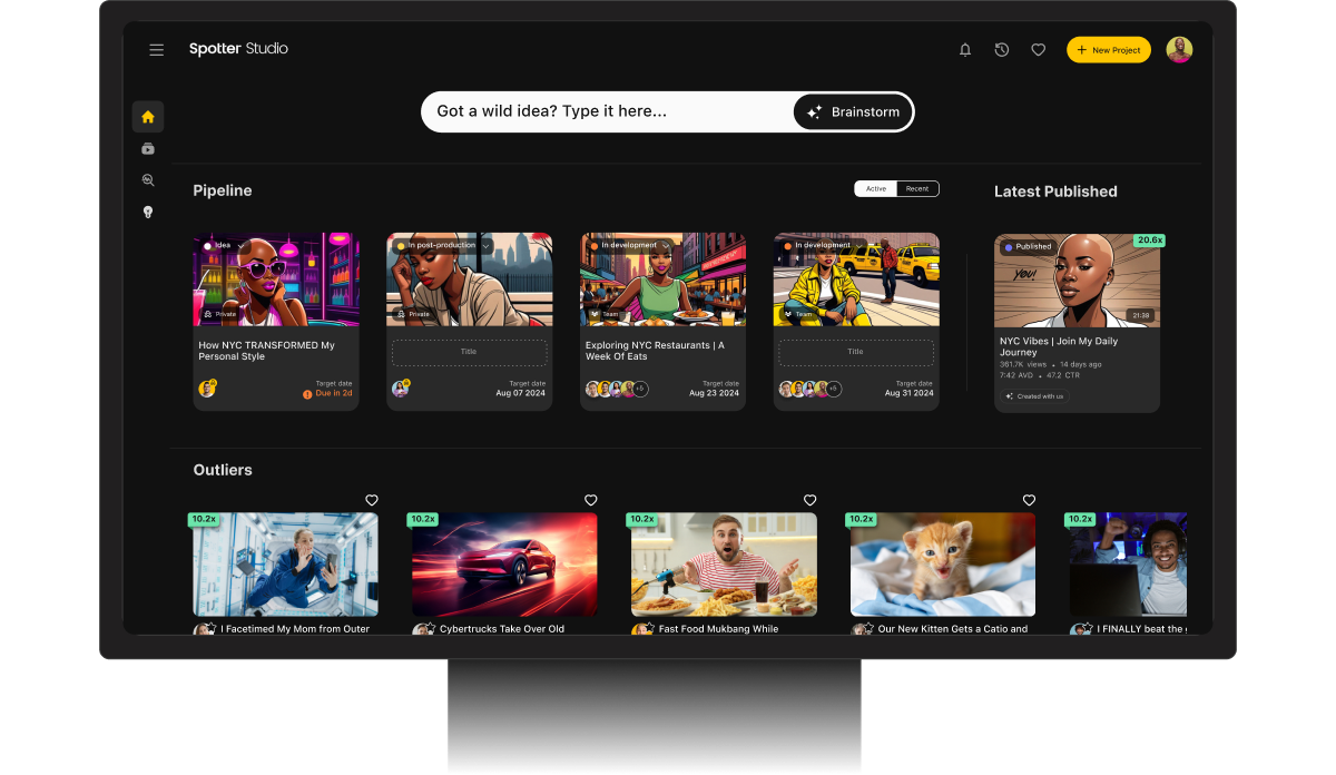 Spotter Studio, an AI-powered suite of creator-focused tools