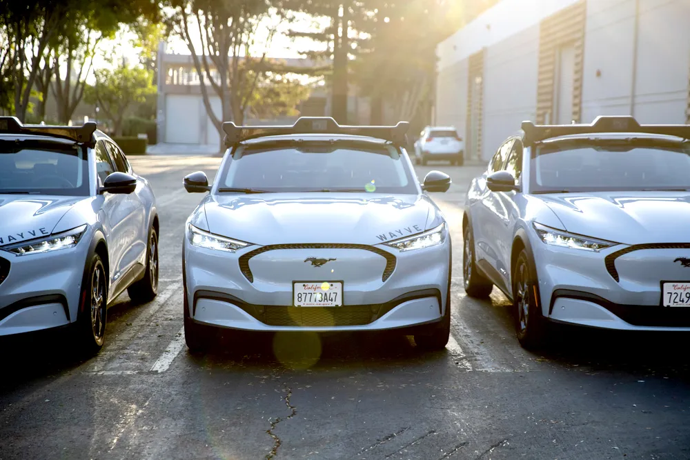 Wayve Ford Mustang Mach-E SUVs