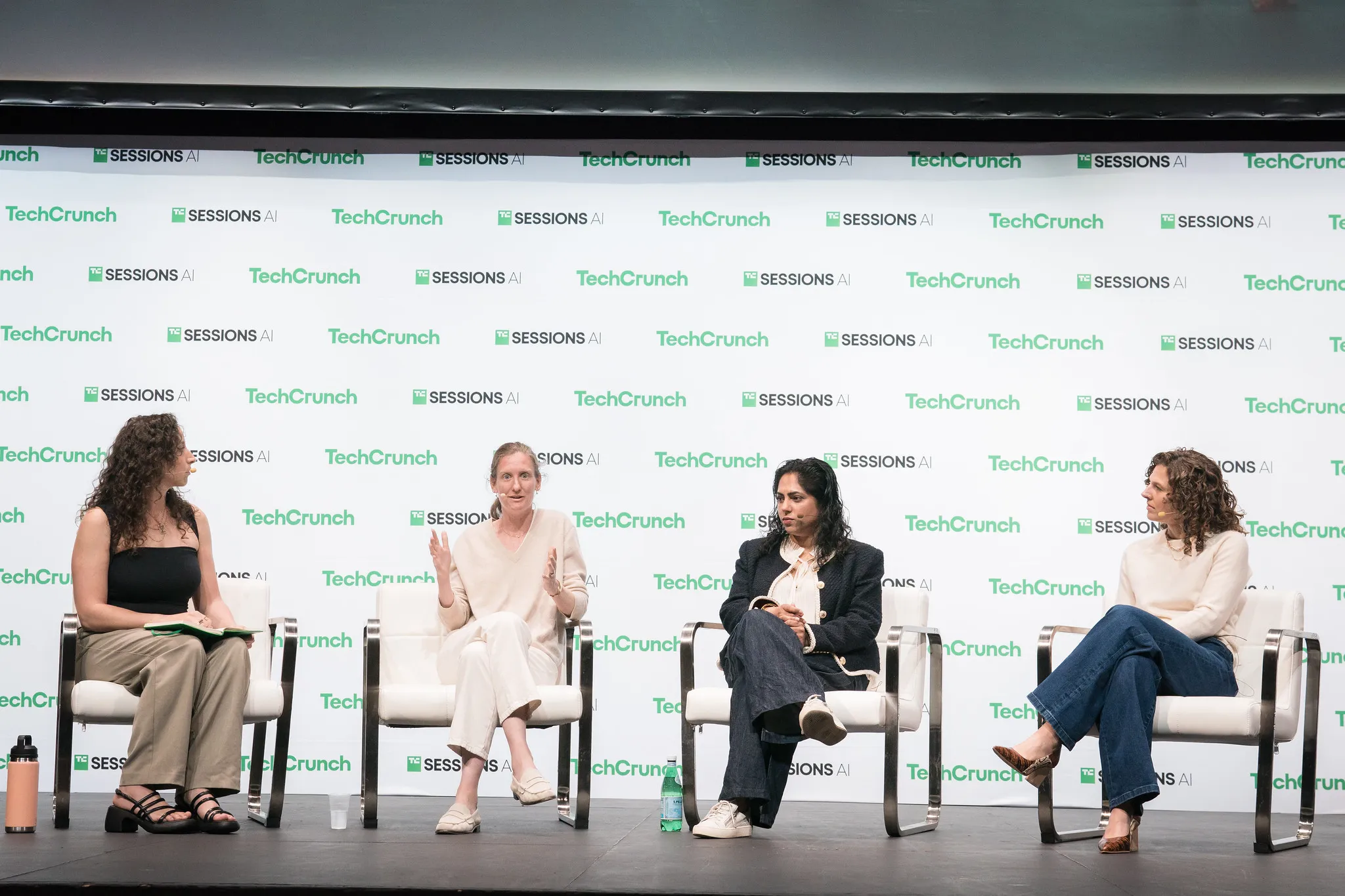 TechCrunch Sessions: AI panel onstage