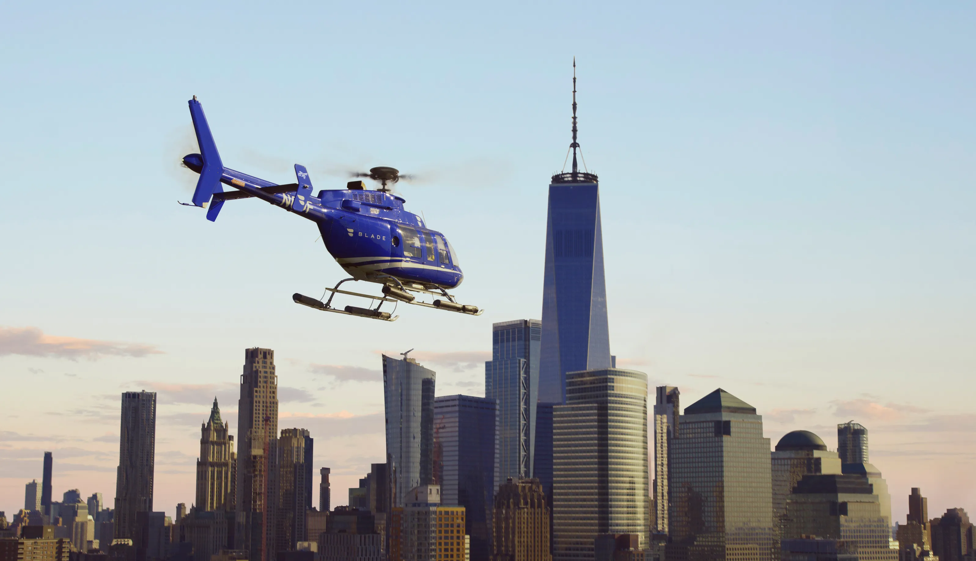 A Blade Air Mobility helicopter