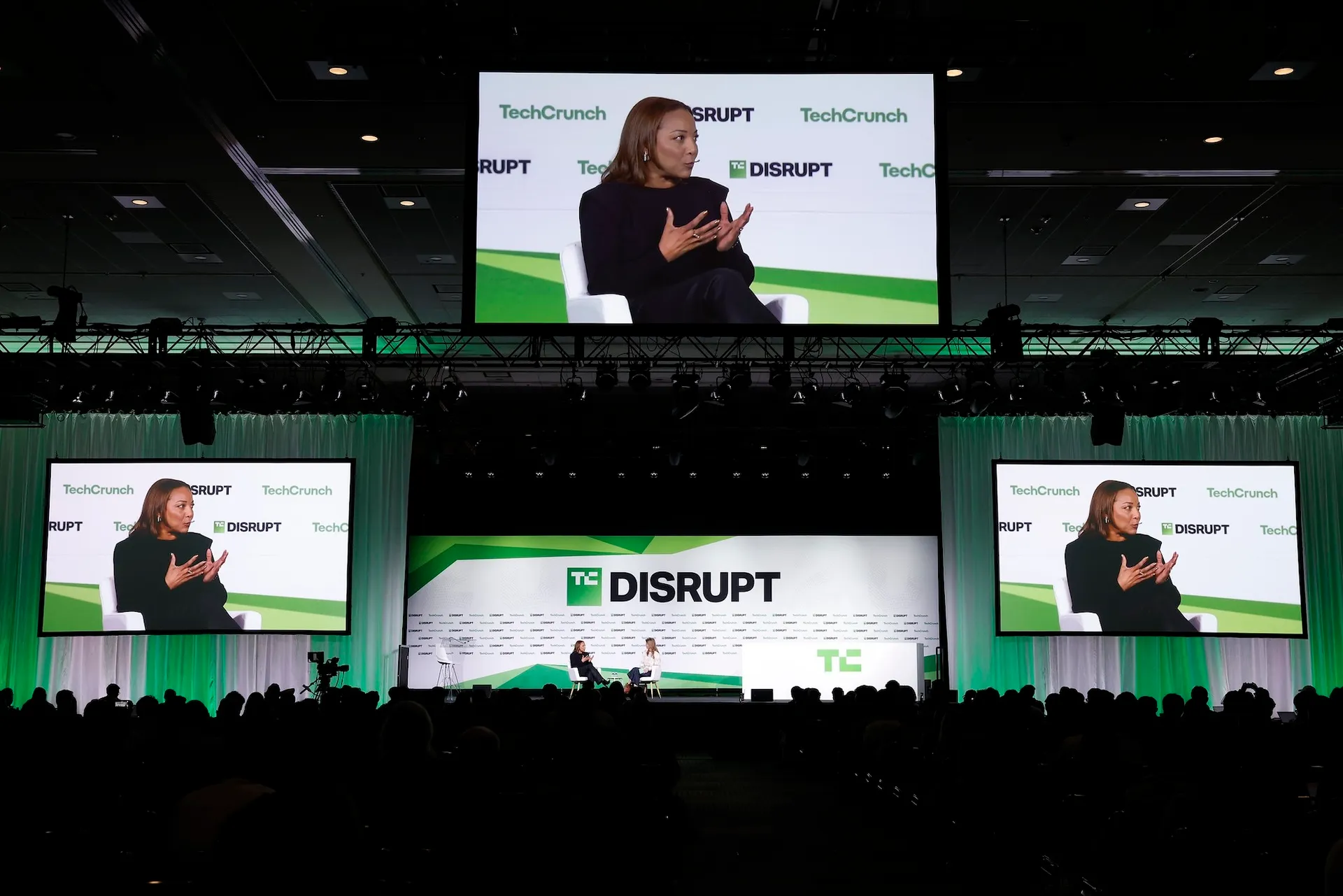 TechCrunch Disrupt Stage Tekedra Mawakana