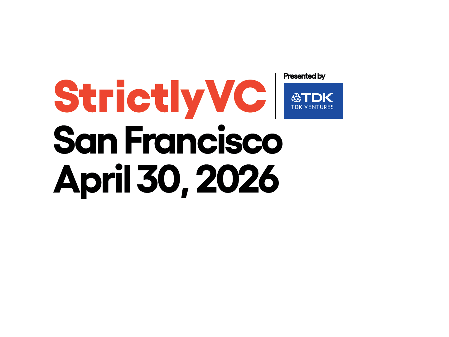 StrictlyVC San Francisco 2026