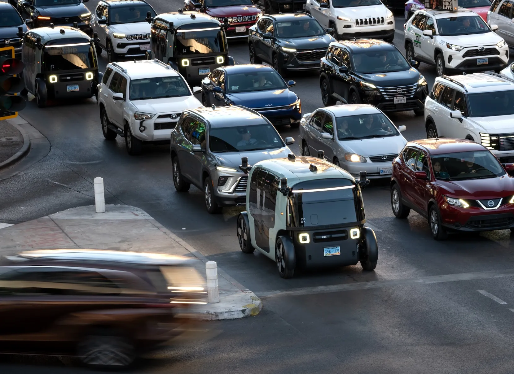 Zoox robotaxi in Las Vegas